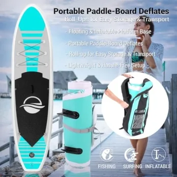 Ultimate SereneLife Inflatable Stand Up Paddle Board
