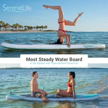 Ultimate SereneLife Inflatable Stand Up Paddle Board