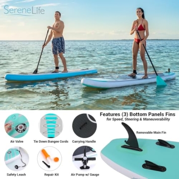 Ultimate SereneLife Inflatable Stand Up Paddle Board