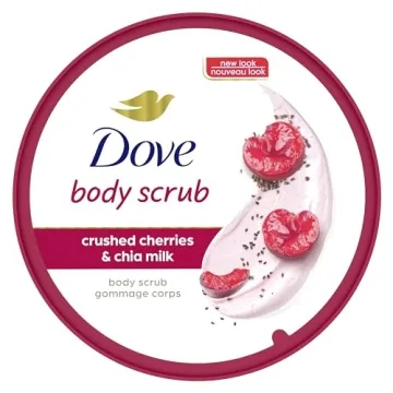 Dove Crushed Cherries Exfoliating Body Polish for Soft Skin