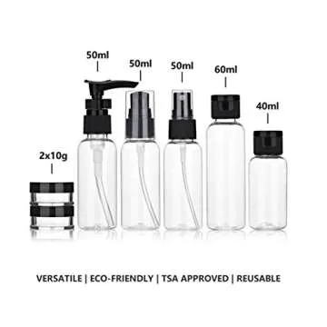 ABIRDAY Travel Bottles for Toiletries Set - TSA Approved