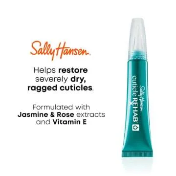 Sally Hansen Cuticle Rehab™, Moisturizing Treatment, Hydrates Nails and Cuticles, Reduces Breakage, Includes Jasmine, Rose and Vitamin E