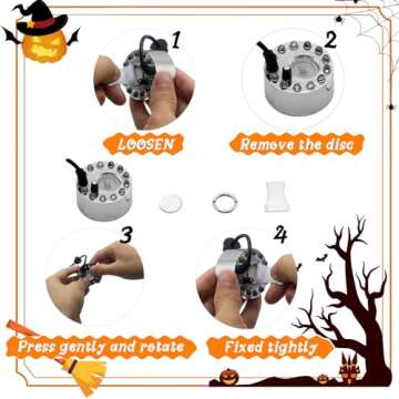 Halloween LED Mist Maker for Spooky Ambience