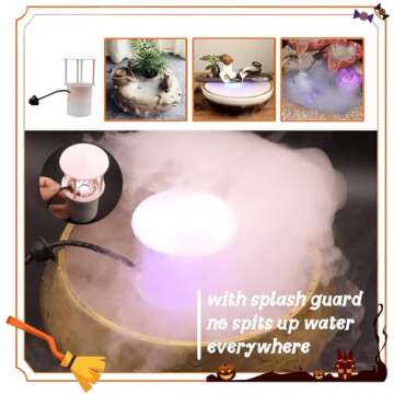 Halloween LED Mist Maker for Spooky Ambience