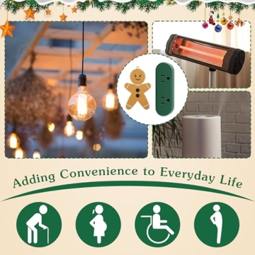 Enhon Wireless Remote Switch for Christmas Lights