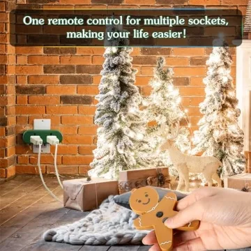 Enhon Wireless Remote Switch for Christmas Lights