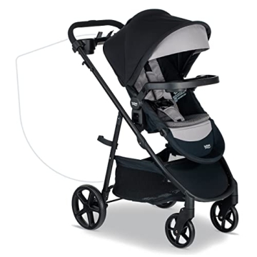Britax Brook+ Modular Baby Stroller, Ultra-Lightweight Infant and Toddler Stroller with SafeWash Ins...