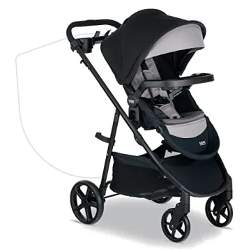Britax Brook+ Modular Baby Stroller, Ultra-Lightweight Infant and Toddler Stroller with SafeWash Ins...