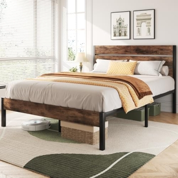 Sturdy Lifezone Queen Bed Frame with Stylish Design