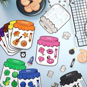 Color Recognition Magnetic Toy Set for Kids - 10 Pieces