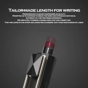 DUNBONG Retractable 0.5mm Gel Pens - Box of 6 Stylish Pens