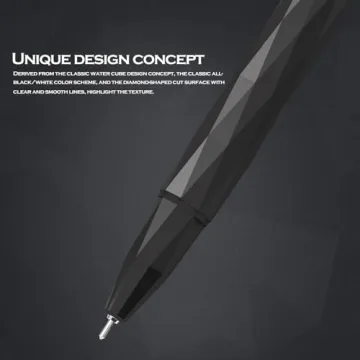 DUNBONG Retractable 0.5mm Gel Pens - Box of 6 Stylish Pens