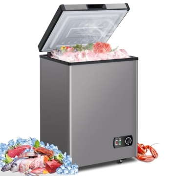 LifePlus 3.5 Cu Ft Super Quiet Chest Freezer