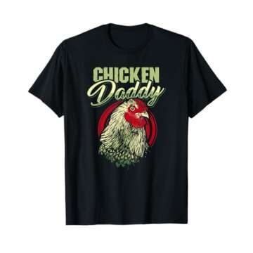 Chicken Daddy Chicken Dad Farmer Poultry Farmer T-Shirt