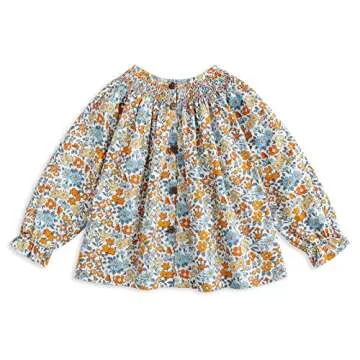 Curipeer Long Sleeve Baby Girls Blouse for Spring Casual Toddle Girl Cotton Outfits