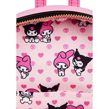 Loungefly Hello Kitty My Melody Double Pocket Shoulder Bag