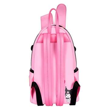 Loungefly Hello Kitty My Melody Double Pocket Shoulder Bag