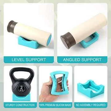 Compact Silicone Cup Cradle for Crafting and Decals