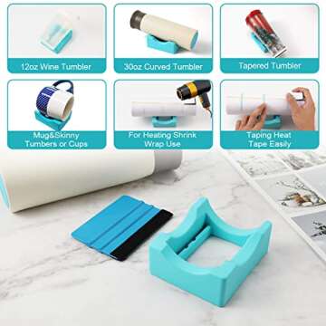 Compact Silicone Cup Cradle for Crafting and Decals