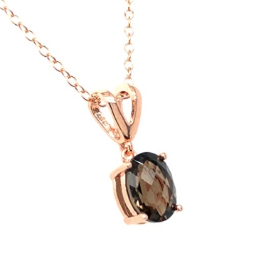 Le Vian Brown Smoky Quartz Pendant in 14k Rose Gold