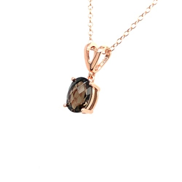 Le Vian Brown Smoky Quartz Pendant in 14k Rose Gold