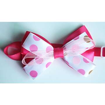 yagopet 10pcs Hot Pet Dog Bow tie Mix Gilrs Colors Cat Dog Bowtie neckties Adjustable Pet Pet Collars Dog Grooming Products Dog Accessories