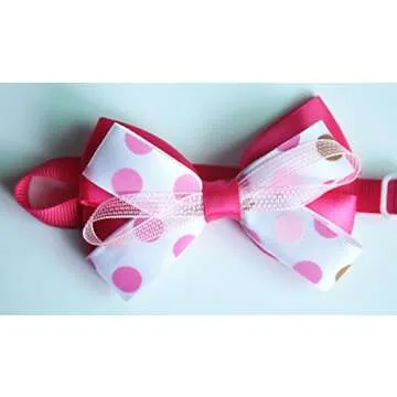 yagopet 10pcs Hot Pet Dog Bow tie Mix Gilrs Colors Cat Dog Bowtie neckties Adjustable Pet Pet Collars Dog Grooming Products Dog Accessories