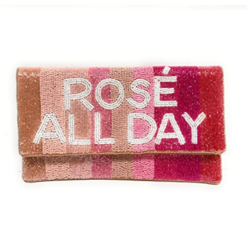 Twine and Love Rose All Day Clutch Purse, Beaded Clutch Purse, Bride Gift For Bride, Bride Gifts, Br...