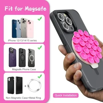 LvShuLiangPin Silicone Suction Cup Phone Mount - Hands Free