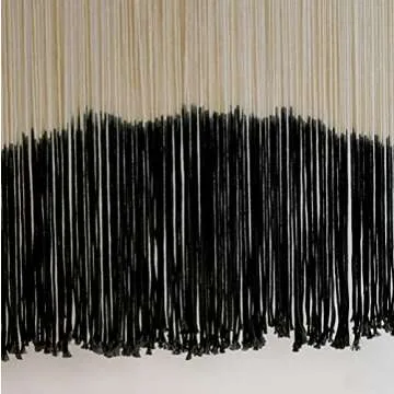 Flber Tie-Dye Macrame Wall Hanging Large Bohemian Yarn Tapestry Macrame Home Décor, 57''W*35''L