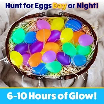 PartySticks Glow Easter Eggs & Mini Glow Sticks 96pcs