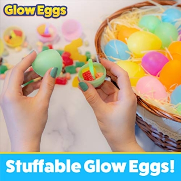 PartySticks Glow Easter Eggs & Mini Glow Sticks 96pcs