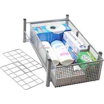 Deco Brothers Mesh Cabinet Organizer for Efficient Storage