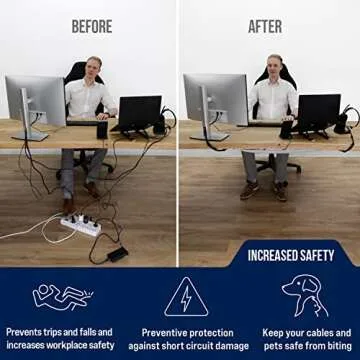 Cable Management Net for a Clutter-Free Workspace