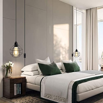 Stylish HCSM Industrial Pendant Light with Switch