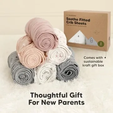 KeaBabies Organic Crib Sheets - Soft & Cute Designs