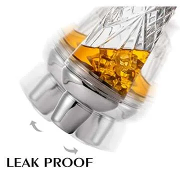 Premium Crystal Glass Cocktail Shaker Set for Home Bars