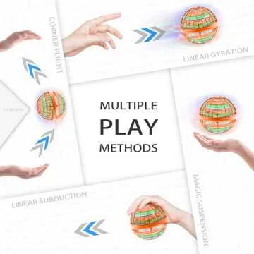 Flying Ball Toy Globe 360° - Fun Indoor Outdoor Flying Orb