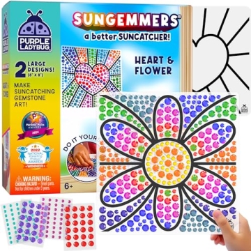 SunGemmers Window Art Kit - Fun Crafts for Kids 4-12