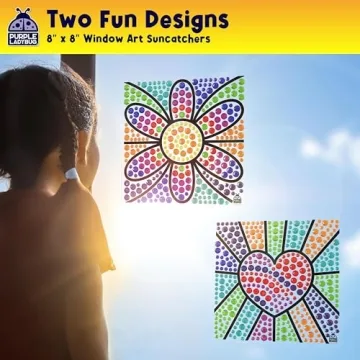 SunGemmers Window Art Kit - Fun Crafts for Kids 4-12