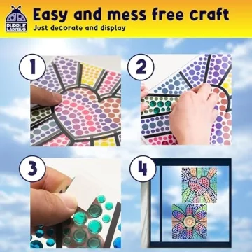 SunGemmers Window Art Kit - Fun Crafts for Kids 4-12