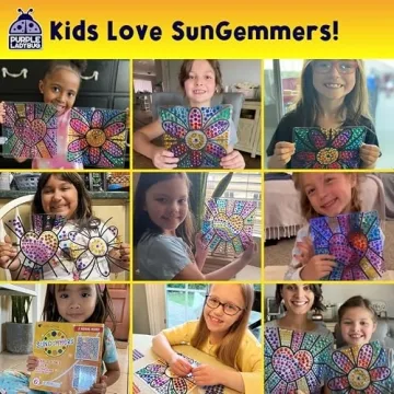 SunGemmers Window Art Kit - Fun Crafts for Kids 4-12