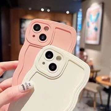 Aitipy iPhone 13 Pro Cute Curly Wave Case for Women