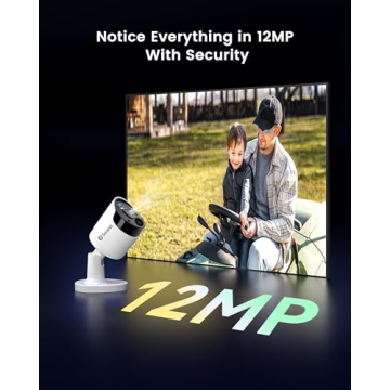 Swann 12MP Security Camera System with 16 IP Cameras