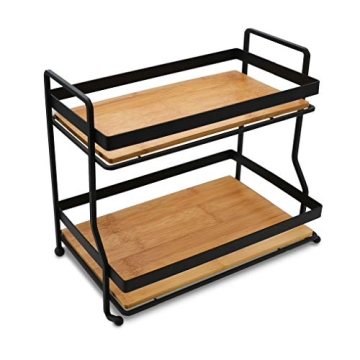 AQ Organizational 2-Tier Home Storage Tray: Stylish Organization for Any Space