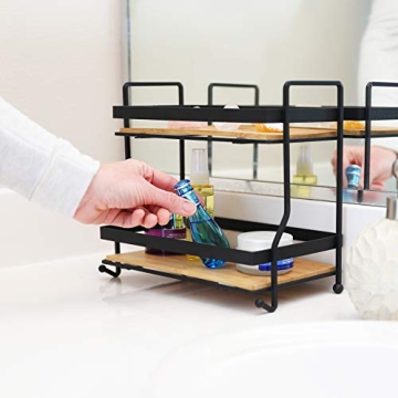 AQ 2-Tier Home Storage Tray for Beauty & Kitchen