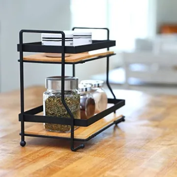 AQ 2-Tier Home Storage Tray for Beauty & Kitchen