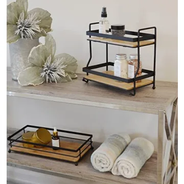 AQ 2-Tier Home Storage Tray for Beauty & Kitchen