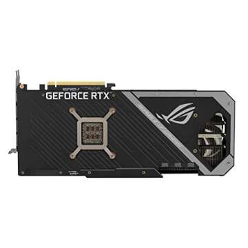 ASUS ROG STRIX NVIDIA GeForce RTX 3080 OC Edition Gaming Graphics Card (PCIe 4.0, 10GB GDDR6X, HDMI 2.1, DisplayPort 1.4a, Axial-Tech Fan Design, 2.9-Slot, Super Alloy Power II, GPU Tweak II)