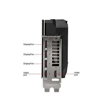 ASUS ROG STRIX NVIDIA GeForce RTX 3080 OC Edition Gaming Graphics Card (PCIe 4.0, 10GB GDDR6X, HDMI 2.1, DisplayPort 1.4a, Axial-Tech Fan Design, 2.9-Slot, Super Alloy Power II, GPU Tweak II)